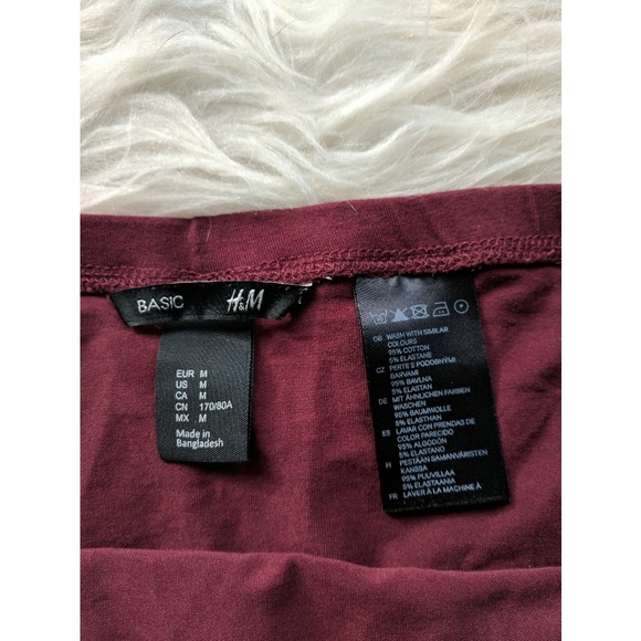 ❗ Last Chance ❗H&M Maroon Pencil Skirt - Picture 3 of 3